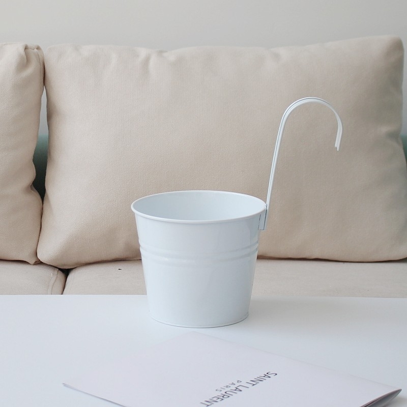 Саксия за цветя от желязо, стенна, с подвижна кука, за зелени растения и сукуленти — Caihua Craftsmanship