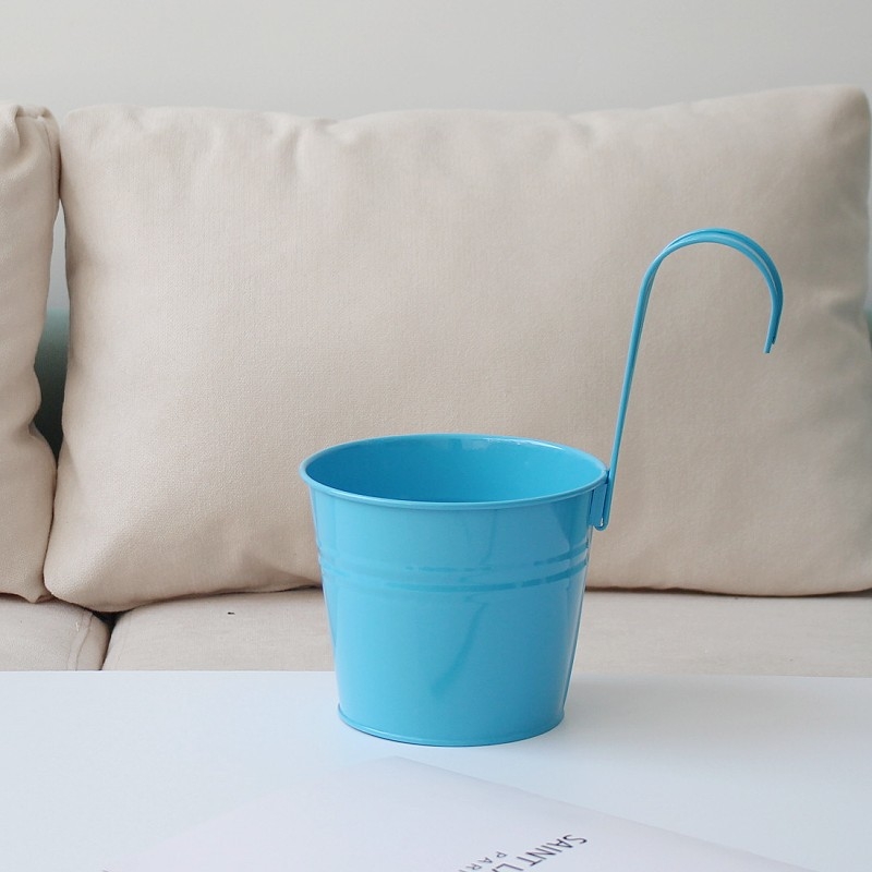 Саксия за цветя от желязо, стенна, с подвижна кука, за зелени растения и сукуленти — Caihua Craftsmanship