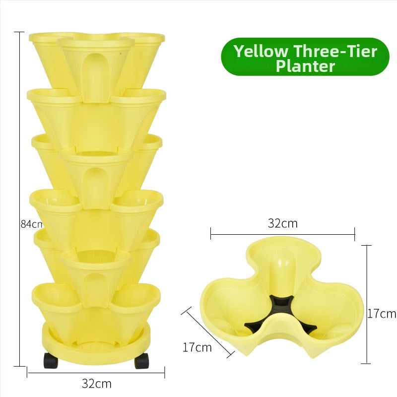 Цветарник, пластмасов, спестяващ пространство, за пода, пасторален стил, за балконска градина