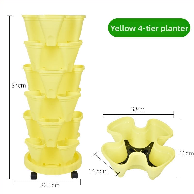 Цветарник, пластмасов, спестяващ пространство, за пода, пасторален стил, за балконска градина