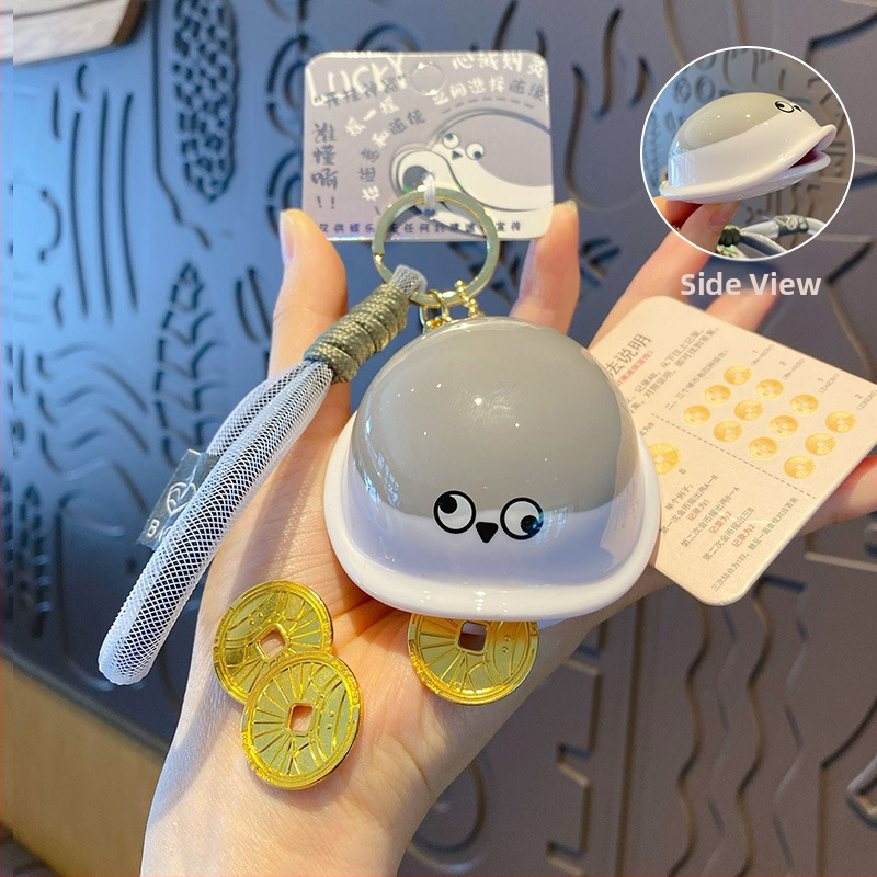 Hundred Mau võtmehoidja ripats, Money Turtle motiiv, multikas stiil, ABS materjal, iseseisev pakkimine