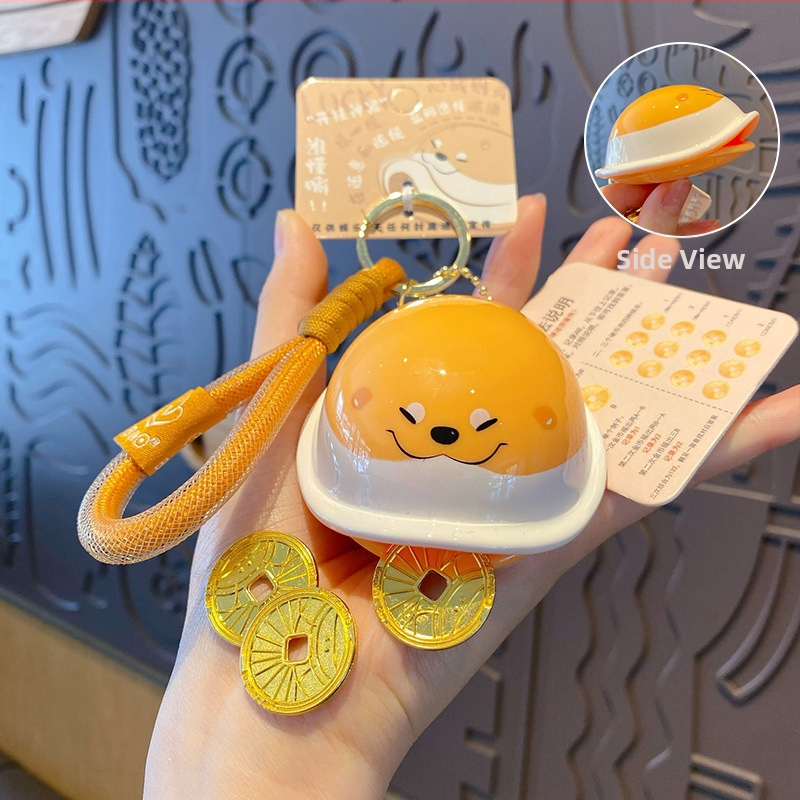 Hundred Mau võtmehoidja ripats, Money Turtle motiiv, multikas stiil, ABS materjal, iseseisev pakkimine