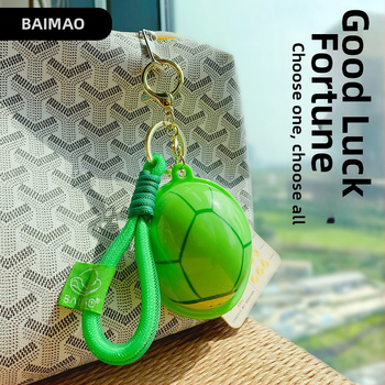 PVC карикатурен ключодържател с панда и костенурка – висулка за чанта и играчка за отпускане