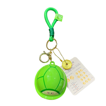 PVC карикатурен ключодържател с панда и костенурка – висулка за чанта и играчка за отпускане