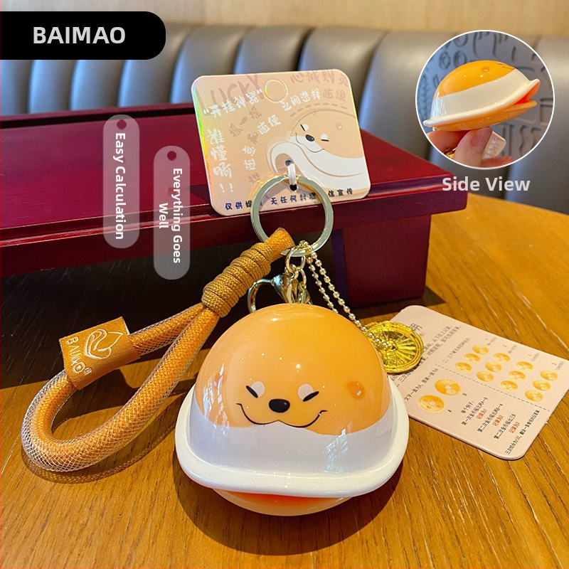 PVC карикатурен ключодържател с панда и костенурка – висулка за чанта и играчка за отпускане