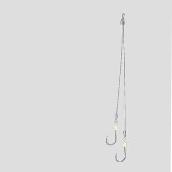 Treasure in the Lake kalastushaak anti-sõlme traadist, topelt-õõg, hammas, merekalapüügiks laevast (erinevad suurused)