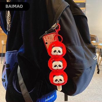 Plüüs Panda võtmehoidja – originaalne disain, karikatuuristiil; Materjal: plüüs; Funktsioonid: kotid ja võtmehoidja; Pakendamine: eraldi pakend; Kingitus