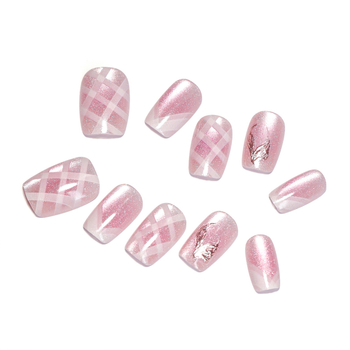 10 gab. mākslīgie nagli – Cat's Eye stils, Le Fan, sievietēm