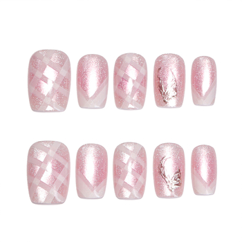 10 gab. mākslīgie nagli – Cat's Eye stils, Le Fan, sievietēm