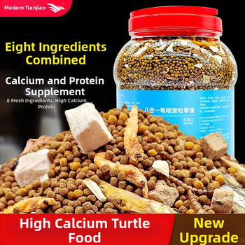 Vėžlių maistas – granuliuotas, akvariumo naminių gyvūnėlių maistas, prekės ženklas Modern Tianjiao