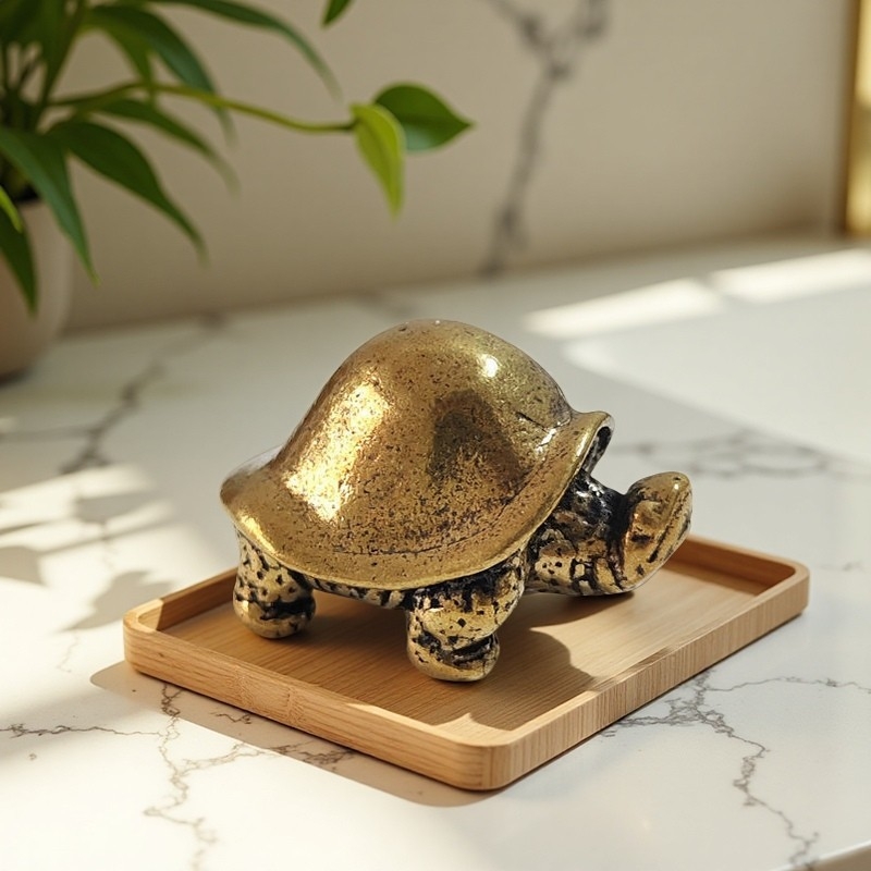 Drakoninė vėžlė – stalinis dekoras iš lydinio, kinų stilius, Tea Pet ir popieriaus svoris