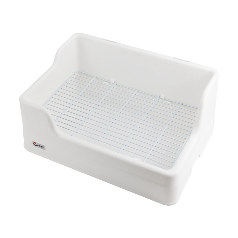 Dayang triušio tualetas – prieš išvertimą, prieš šlapimą, medžiagos: PP, ph+ps, metalas, modelis 5203