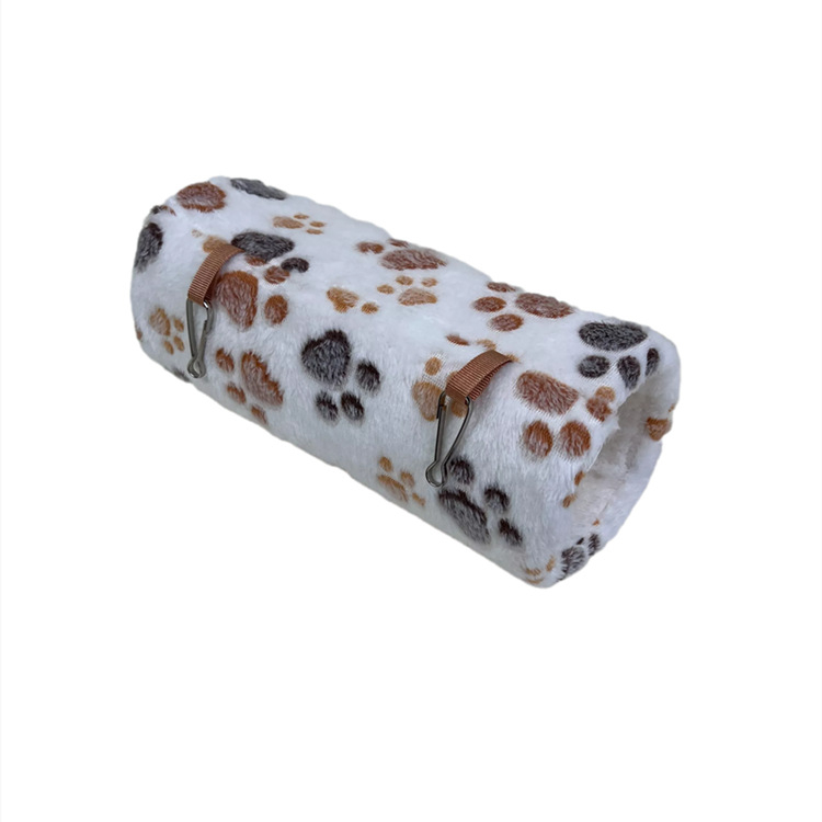 Hamstero tunelio lizdas rudeniui ir žiemai — medžiagos: flanelė, Arktyninis fleece, kempinė