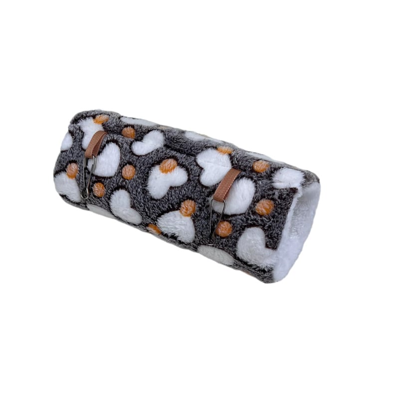 Hamstero tunelio lizdas rudeniui ir žiemai — medžiagos: flanelė, Arktyninis fleece, kempinė