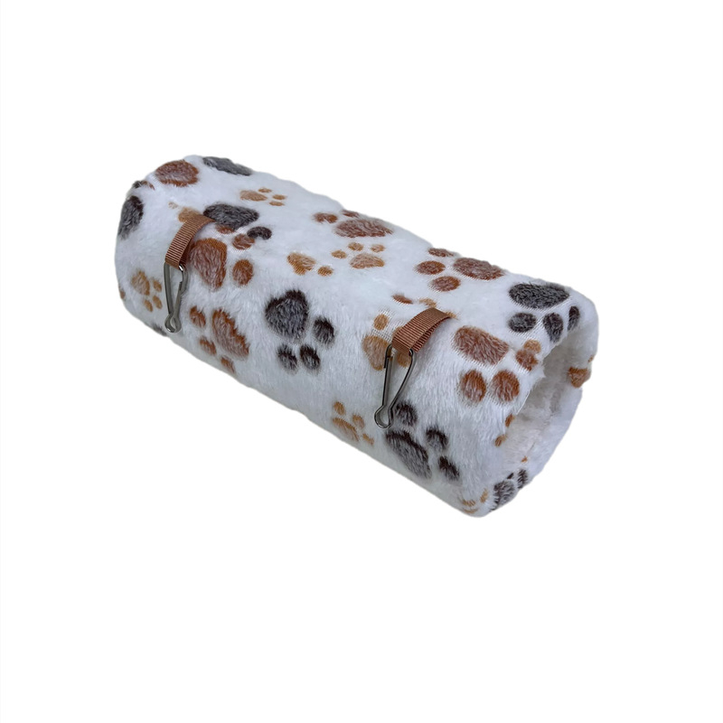 Hamstero tunelio lizdas rudeniui ir žiemai — medžiagos: flanelė, Arktyninis fleece, kempinė