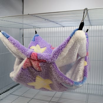 Flanelinis lizdas ir hamakas mažiems gyvūnėliams – naudojamas visus metus, žiemą geriausia