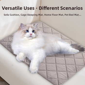 Naminio gyvūnėlių kilimėlis, siuvinėtas britiško stiliaus, neslystantis, drėgmei atsparus, šuns miego kilimėlis, visoms sezonoms