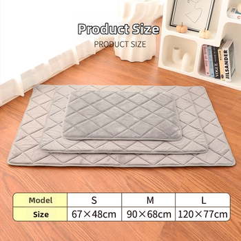 Naminio gyvūnėlių kilimėlis, siuvinėtas britiško stiliaus, neslystantis, drėgmei atsparus, šuns miego kilimėlis, visoms sezonoms