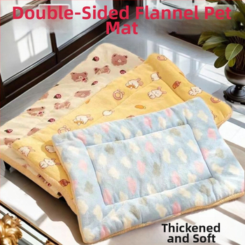 Šuns kilimėlis - žieminis storas pūkuotas guolis, šilta ir ekstra stora pagalvė