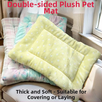 Šuns kilimėlis - žieminis storas pūkuotas guolis, šilta ir ekstra stora pagalvė