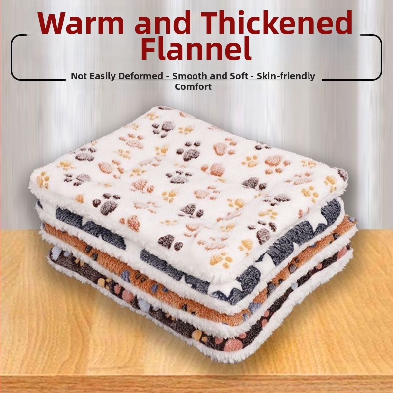 Šuns kilimėlis - žieminis storas pūkuotas guolis, šilta ir ekstra stora pagalvė