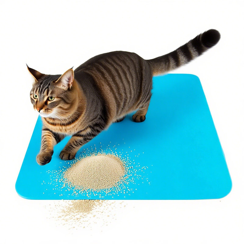 Silicone katės kraiko kilimėlis, neslystantis, sulankstomas (Medžiaga: Silikonas; Kategorija: Silikoniniai naminių gyvūnėlių kilimėliai; Tipas: Katės kraiko kilimėlis)