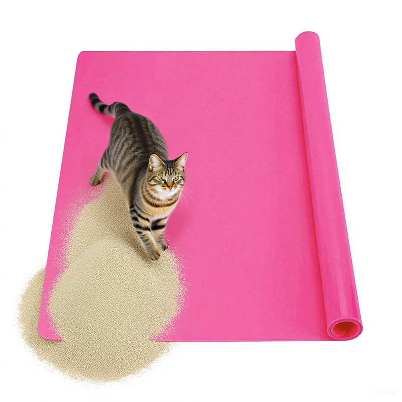 Silicone katės kraiko kilimėlis, neslystantis, sulankstomas (Medžiaga: Silikonas; Kategorija: Silikoniniai naminių gyvūnėlių kilimėliai; Tipas: Katės kraiko kilimėlis)