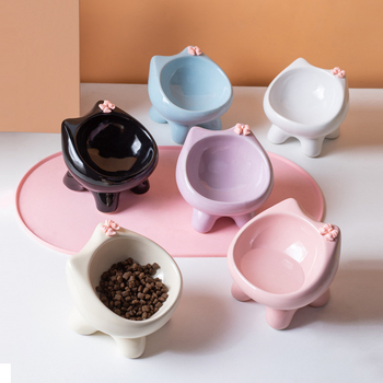 Vas ceramic pentru pisici — Brand Shuo ni — Origine Chaozhou, Guangdong — Vas pentru hrană de pisică — Cod produs Ph20250803-2