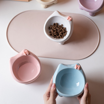 Vas ceramic pentru pisici — Brand Shuo ni — Origine Chaozhou, Guangdong — Vas pentru hrană de pisică — Cod produs Ph20250803-2