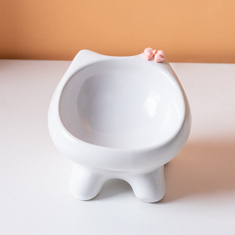 Vas ceramic pentru pisici — Brand Shuo ni — Origine Chaozhou, Guangdong — Vas pentru hrană de pisică — Cod produs Ph20250803-2