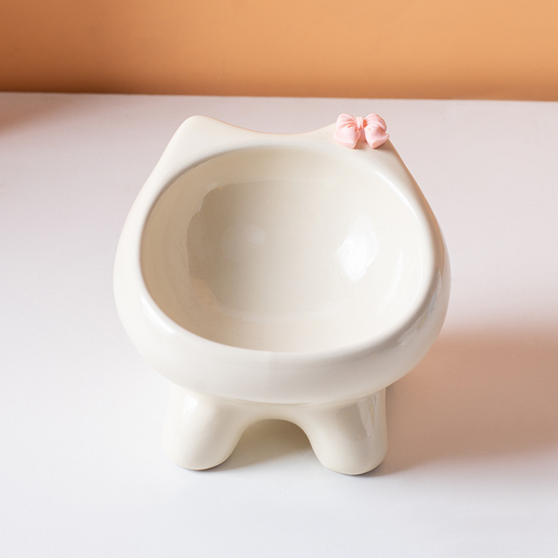 Vas ceramic pentru pisici — Brand Shuo ni — Origine Chaozhou, Guangdong — Vas pentru hrană de pisică — Cod produs Ph20250803-2