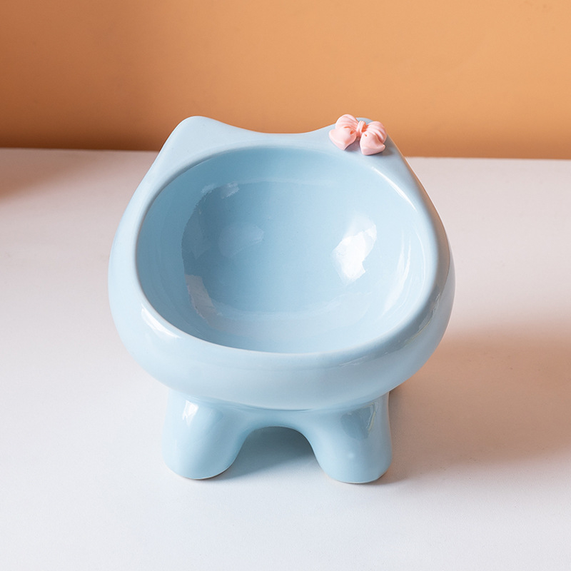 Vas ceramic pentru pisici — Brand Shuo ni — Origine Chaozhou, Guangdong — Vas pentru hrană de pisică — Cod produs Ph20250803-2
