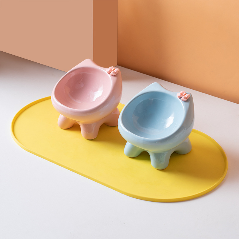 Vas ceramic pentru pisici — Brand Shuo ni — Origine Chaozhou, Guangdong — Vas pentru hrană de pisică — Cod produs Ph20250803-2