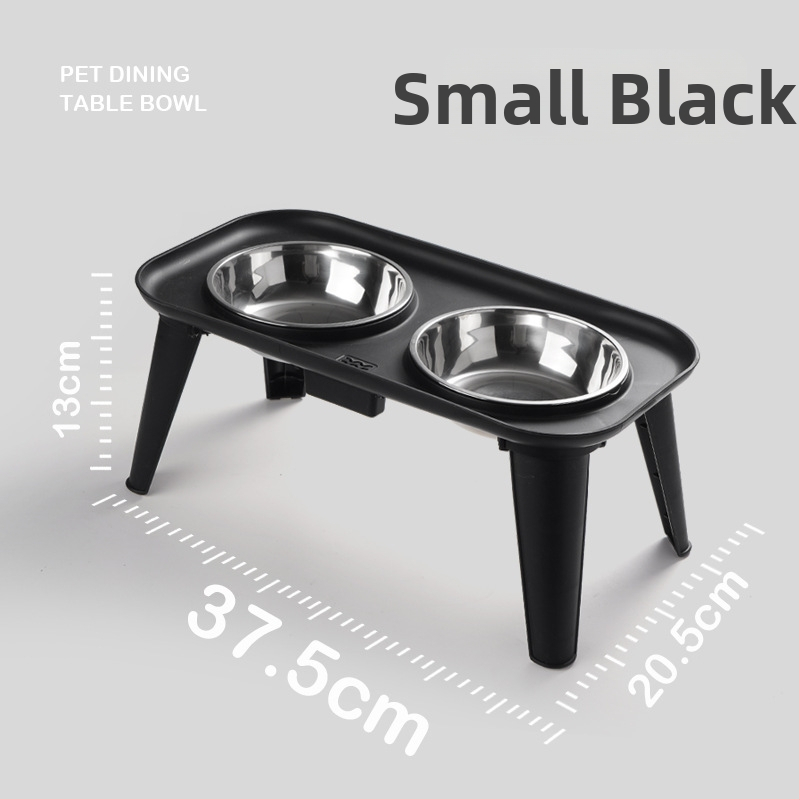 Nerūdijančio plieno gyvūnėlių maitinimo rinkinys — dvigubas dubuo su kaklo apsauga, išimamas, kilmė Zhejiang