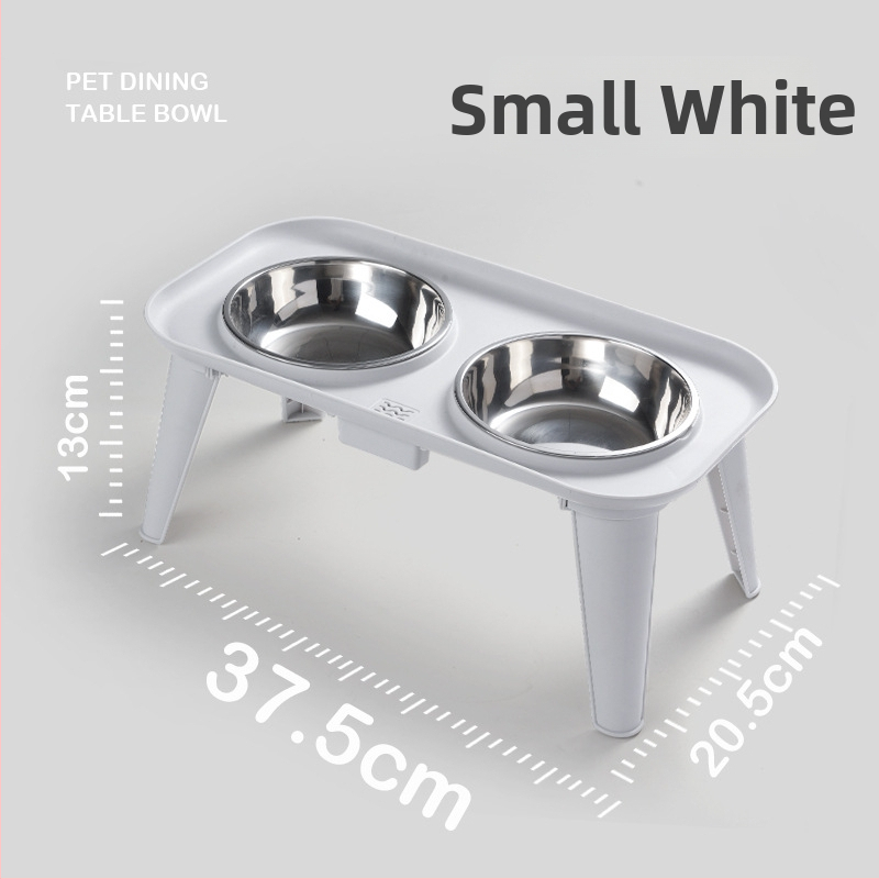 Nerūdijančio plieno gyvūnėlių maitinimo rinkinys — dvigubas dubuo su kaklo apsauga, išimamas, kilmė Zhejiang