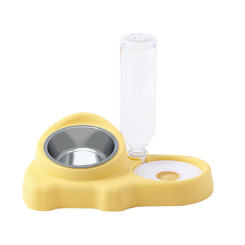 Kahe kausiga kassitoitja — integreeritud vee- ja toidukauss, plastik, Zhejiang päritolu, Jiawang yimiao bränd