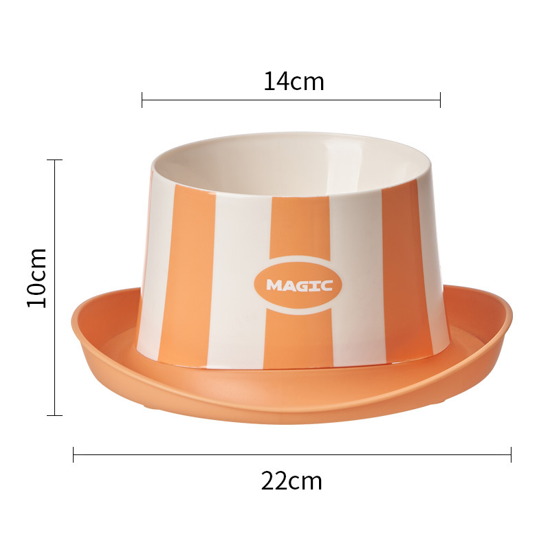 Roostevabast terasest kassikauss kaela toega — tõstetud, lekkekindel, sipelgade vastu, üks kauss