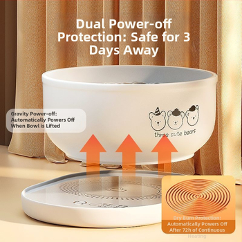 Portselanist kassi vee kauss (Materjal: portselan; Sobib: kassile; Kategooria: lemmikloomade toitevahendid)