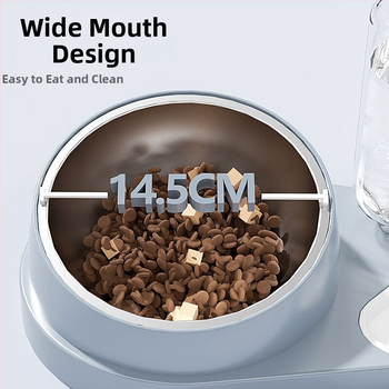 Kassi vee- ja toidukauss; materjalid: PP, PET, roostevaba teras; sobib kassidele