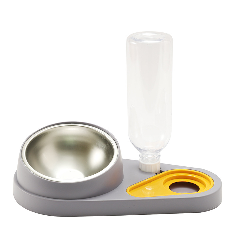 Μπολ για νερό και φαγητό γάτας; υλικά: PP, PET, ανοξείδωτος χάλυβας; για γάτες