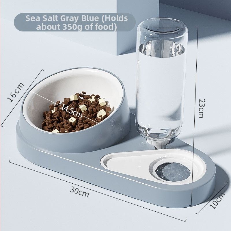 Kassi vee- ja toidukauss; materjalid: PP, PET, roostevaba teras; sobib kassidele