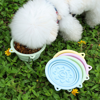 Πτυσσόμενο σιλικονούχο μπολ τροφής για γάτες με βεντουζά, αργό τάισμα, πολυλειτουργικό, με μεγάλη χωρητικότητα