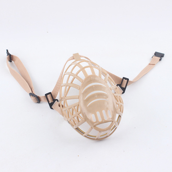 Дишаща кучешка муцуна маска, против ухапване, против лай; материал: пластмаса