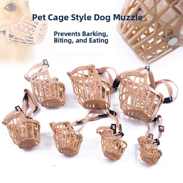 Õhku läbilas koera suukuj mask, anti-bite, materjal: plastikas; import: Ei; IP-luba: Ei