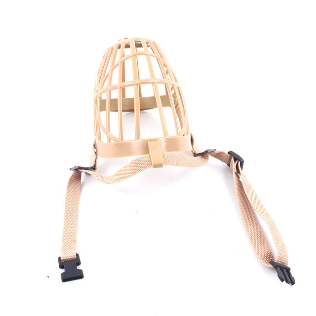 Дишаща кучешка муцуна маска, против ухапване, против лай; материал: пластмаса