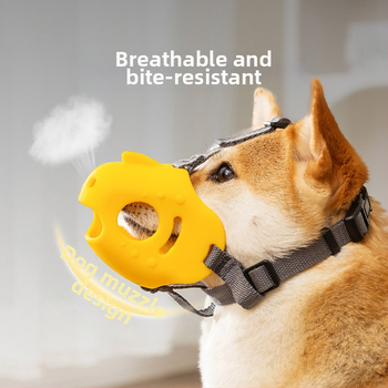 Šuns muzzlis – silikoninis, prieš įkandimą, prieš lojimą, sustabdo lojimą