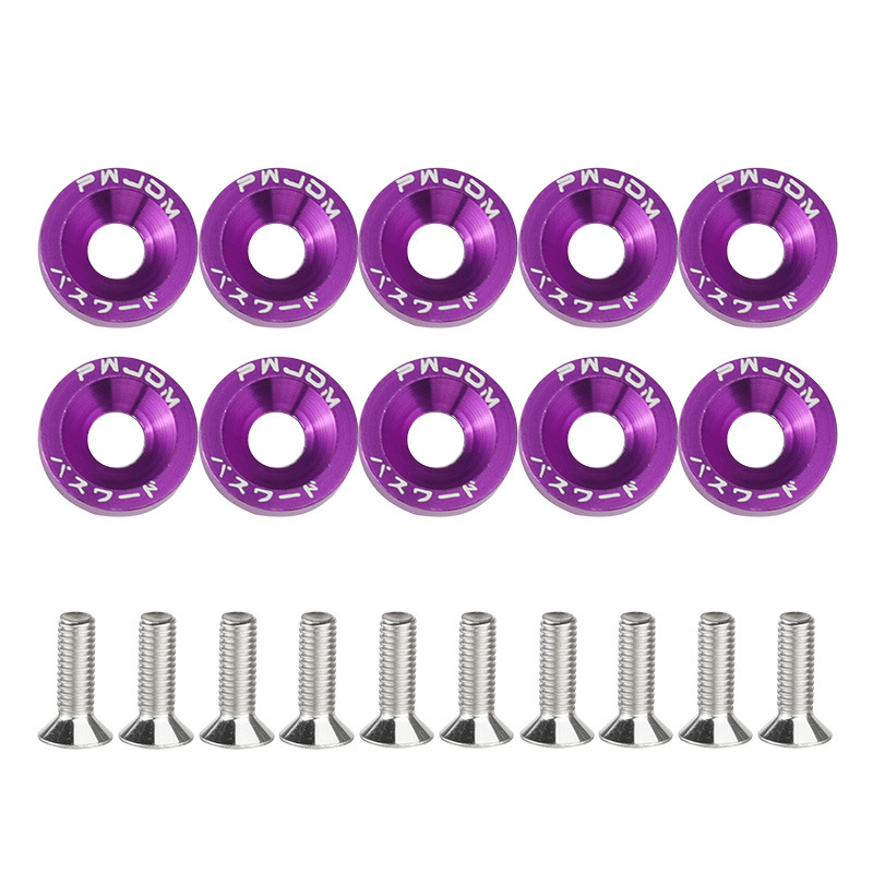 Dekoratyvinė varžtų tarpinė plokštė registracijos numerio rėmui ir rato centrui | Prekės ženklas: Zhe liqiang; Taikymas: Automobilių modifikacijos; Suderinamas su automobiliais ir motociklais; Licencijuotas privatus ženklas: Taip