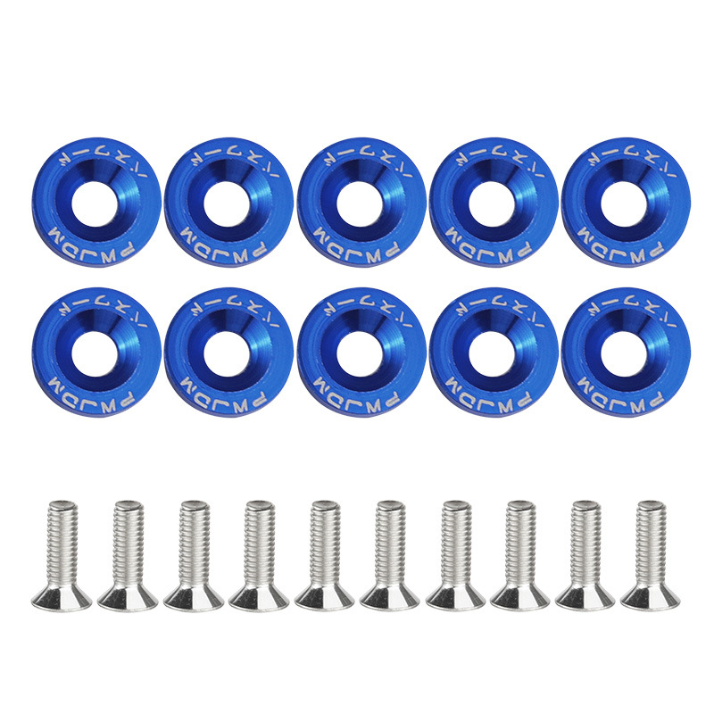 Dekoratyvinė varžtų tarpinė plokštė registracijos numerio rėmui ir rato centrui | Prekės ženklas: Zhe liqiang; Taikymas: Automobilių modifikacijos; Suderinamas su automobiliais ir motociklais; Licencijuotas privatus ženklas: Taip