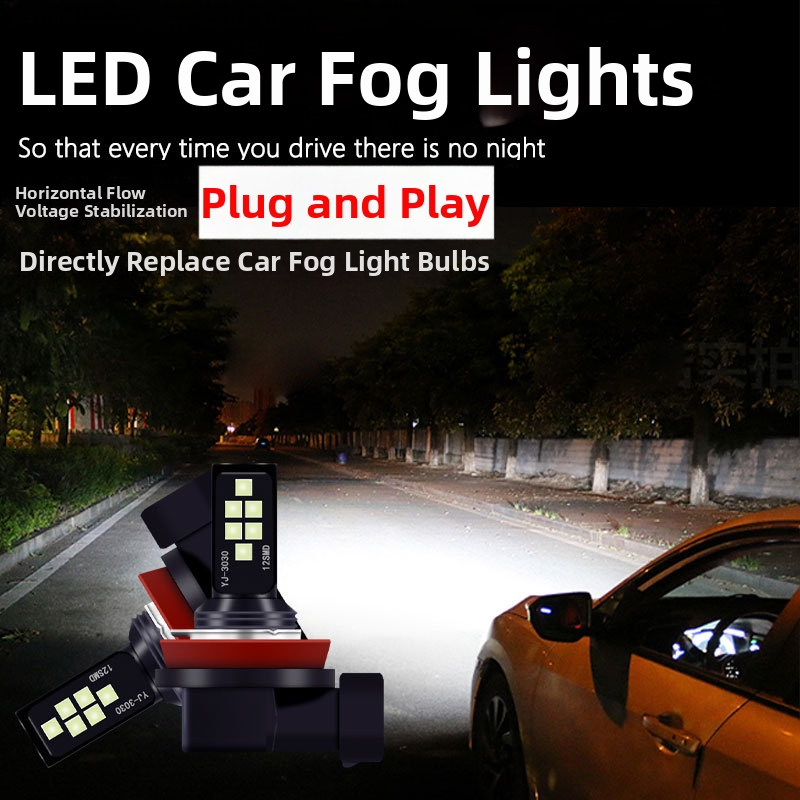 LED rūko žibintas, modelis FOG030, 10W, 12-36V, 6000K