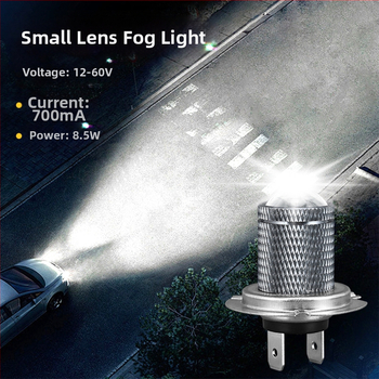 LED miglo žibintas automobiliui, universalūs, H7/H11/9005/9006, 12V, aliuminio korpusas